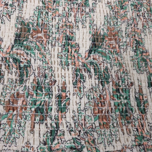 NWT VERONICA BEARD Multi Melodie Smocked Mini Skirt Stone Floral Size 6 - Picture 11 of 15